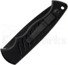 Piranha Pocket Automatic Knife Black l Black Partially Serrated