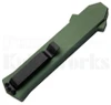 AKC F-16 Plus D/A Satin Dagger OTF Automatic Knife Green