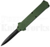 AKC F-16 Plus D/A Black Bayonet OTF Automatic Knife Green l For Sale