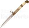 Samir Ahmad 13" Sicilian Ring Pull Camel Bone Automatic Knife l For Sale