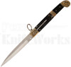 Samir Ahmad 13" Sicilian Ring Pull Buffalo Horn Automatic Knife l For Sale