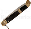 Samir Ahmad 13" Sicilian Ring Pull Buffalo Horn Automatic Knife