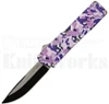 Lightning Pink Camo D/A OTF Automatic Knife l Two-Tone l For Sale