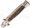 Stiletto Italy 8" Stag Horn Stiletto Automatic Knife l 1996-2004