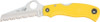 Spyderco Saver Salt Yellow Serrated Lockback Knife