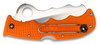 Spyderco Assist Orange Knife - Closed