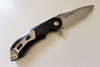 Olamic Cutlery Wayfarer W243 Black/Red Linerlock Flipper Knife