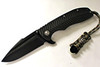 Tim Britton Custom T-10 Mongoose Frame Lock Knife Gunmetal