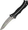 Microtech Metalmark Balisong Butterfly Knife Black (Bead Blast)