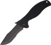 Emerson Knives Vindicator BTS Linerlock Knife (Black Serr)