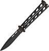 Remington USA Drop Point Butterfly Knife Black