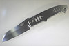 Keith Ouye Custom Engraved Titanium Linerlock Flipper Knife (Satin)