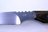 Reese Weiland Custom Burl Wood Fixed Blade (Satin) Logo