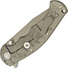Kizer Cutlery Titanium Frame Lock Folder Knife (Gray) Closed