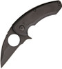 Brous Blades Silent Soldier G10 Flipper Knife (Blackout)