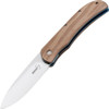 Boker Plus Exskelibur I Olive Wood Linerlock Knife (Satin)