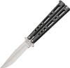 Bear & Son Silver Vein Butterfly Knife (Satin)