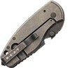 DPx H.E.A.T./F Shred Carbon Fiber Framelock Knife (Gray Stonewash) - Closed