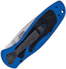 Kershaw Blur Assisted Opening Blue Linerlock Knife (Stonewash) - Closed