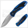 Kershaw Blur Assisted Opening Blue Linerlock Knife (Stonewash)