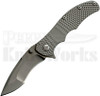 Schrade Drop Point Textured Framelock Flipper Knife (Ti Coated)