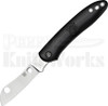 Spyderco Roadie Black FRN Slip Joint Knife (Satin)