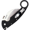 Cold Steel Tiger Claw Tri-Ad Lock Karambit Knife (Satin) - Closed