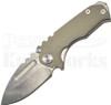 Medford Knife & Tool Micro Praetorian G Green/Tumble Knife (Tumbled)