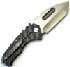 Medford Knife & Tool Praetorian T Bronze/Flamed Ano Knife (Tumbled) - Lock Side