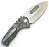 Medford Knife & Tool Praetorian G Coyote/Flamed Knife (Tumbled) - Lock Side