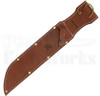 Winchester Stacked Leather & Stag Bowie Knife - Sheath