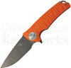 Stedemon Knife Co. DSG Orange Linerlock Knife (Smokewash)