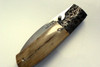 Tim Wilson Custom Gents Liner Lock Knife (Satin) Closed