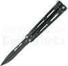 Bear Ops Bear Song IV Black Butterfly Knife (Black)