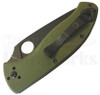 Spyderco Tenacious Green Linerlock Knife (3.39" Black) C122GPBGR