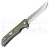 Ruike Knives Hussar P121 Linerlock Knife Green G-10 (3.75" Satin)