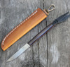 Hiroaki Ohta OFB SS 75 Burgundy Micarta Fixed Blade Knife $110