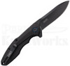 CRKT TJ Schwarz Caligo Linerlock Flipper Knife (3.12" Black) 6215