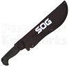 SOG SOGfari Tanto Machete Fixed Blade Knife (10" Black) MC-04