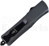 Delta Force Executive Carbon Fiber OTF Automatic Knife Closed