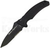 Ontario XM Strike Fighter Automatic Knife l Black Tanto Serrated