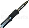 Cutting Edge Smoov Mini Black OTF Automatic Knife Spear Point