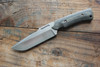 For Sale l Paul Letourneau T.U.S.K. Knife Black Micarta l Satin Blade