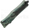 Delta Force Mini OTF Automatic Knife Green Camo Tanto Point Blade l Closed