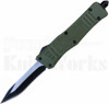 Delta Force Mini OTF Automatic Knife OD-Green Recurve Tanto Blade