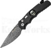 Protech TR-5 Skull Tactical Response Automatic Knife - Damascus Blade