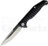 Komoran Knives Linerlock Flipper Knife Black G-10 KO024