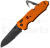 HK Trauma ABLE Lock Knife Orange G-10 34774 l Black Serrated Blade l For Sale