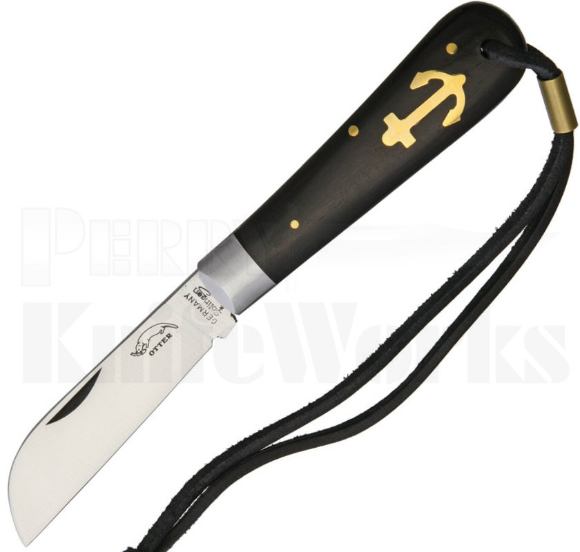 Otter Knives Anchor Slip Joint Knife Grenadil Wood 174LB l Perry Knife..
