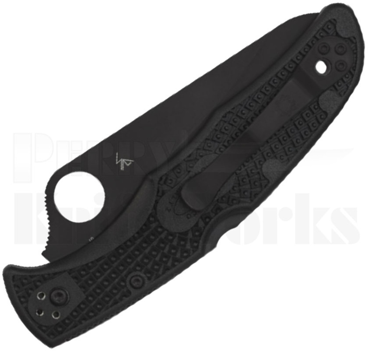 Spyderco Pacific Salt 2 Lockback Knife Black l Black C91PBBK2 l For Sale